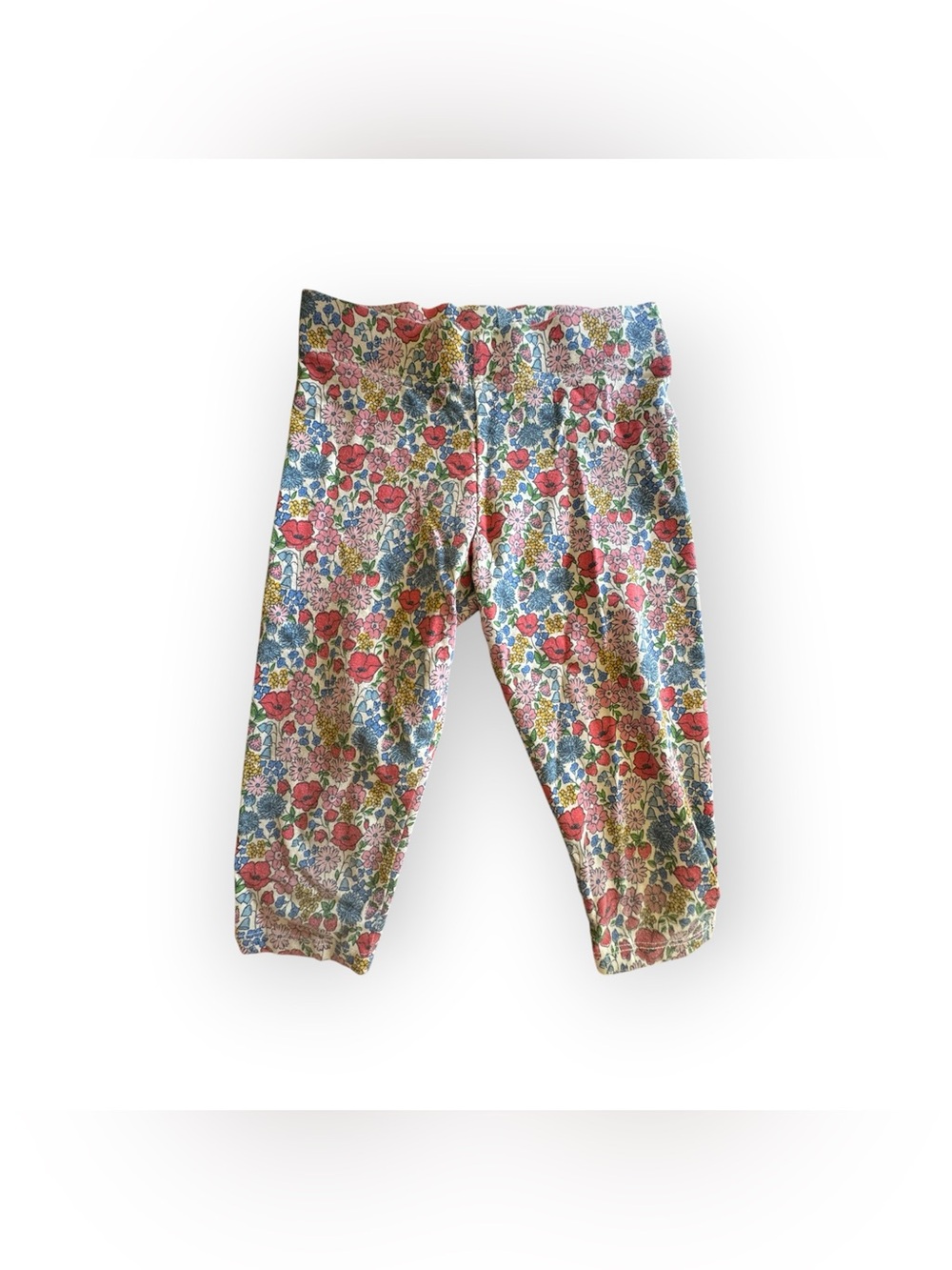 Mini Boden floral crop pants